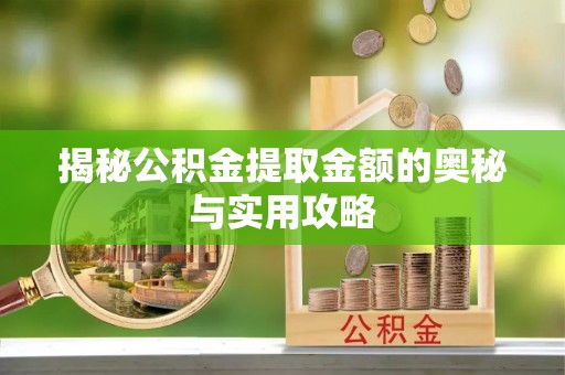 陕西揭秘公积金提取金额的奥秘与实用攻略