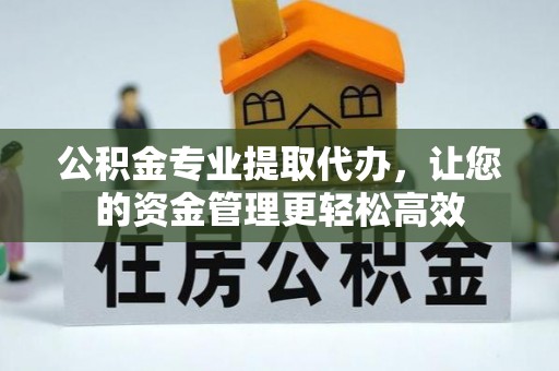 陕西公积金专业提取代办，让您的资金管理更轻松高效